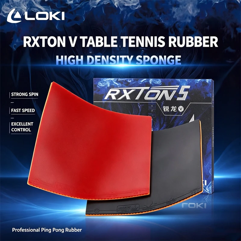 Table Tennis Loki - 로키 RXTON 5 탁구 러버 시트: